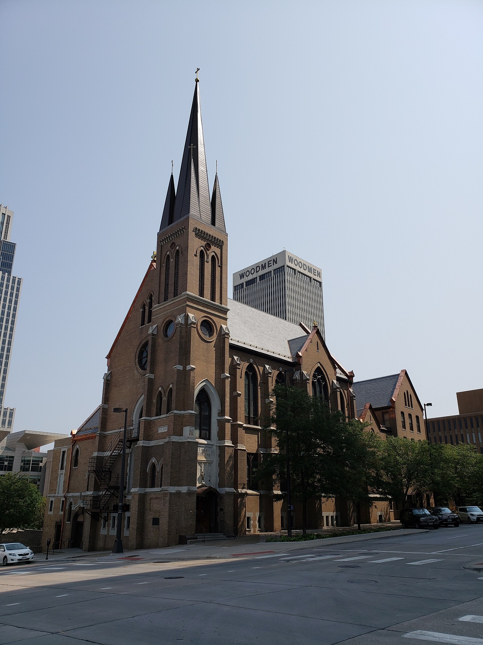 iPhone shot of St. Mary Magdalene church in Omaha, Nebraska